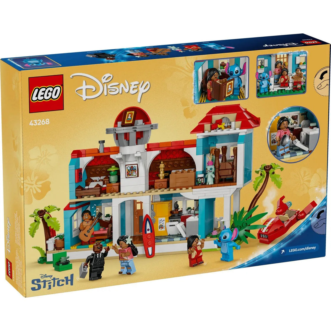 Lego disney casa de pe plaja a lui lilo si stitch 43268