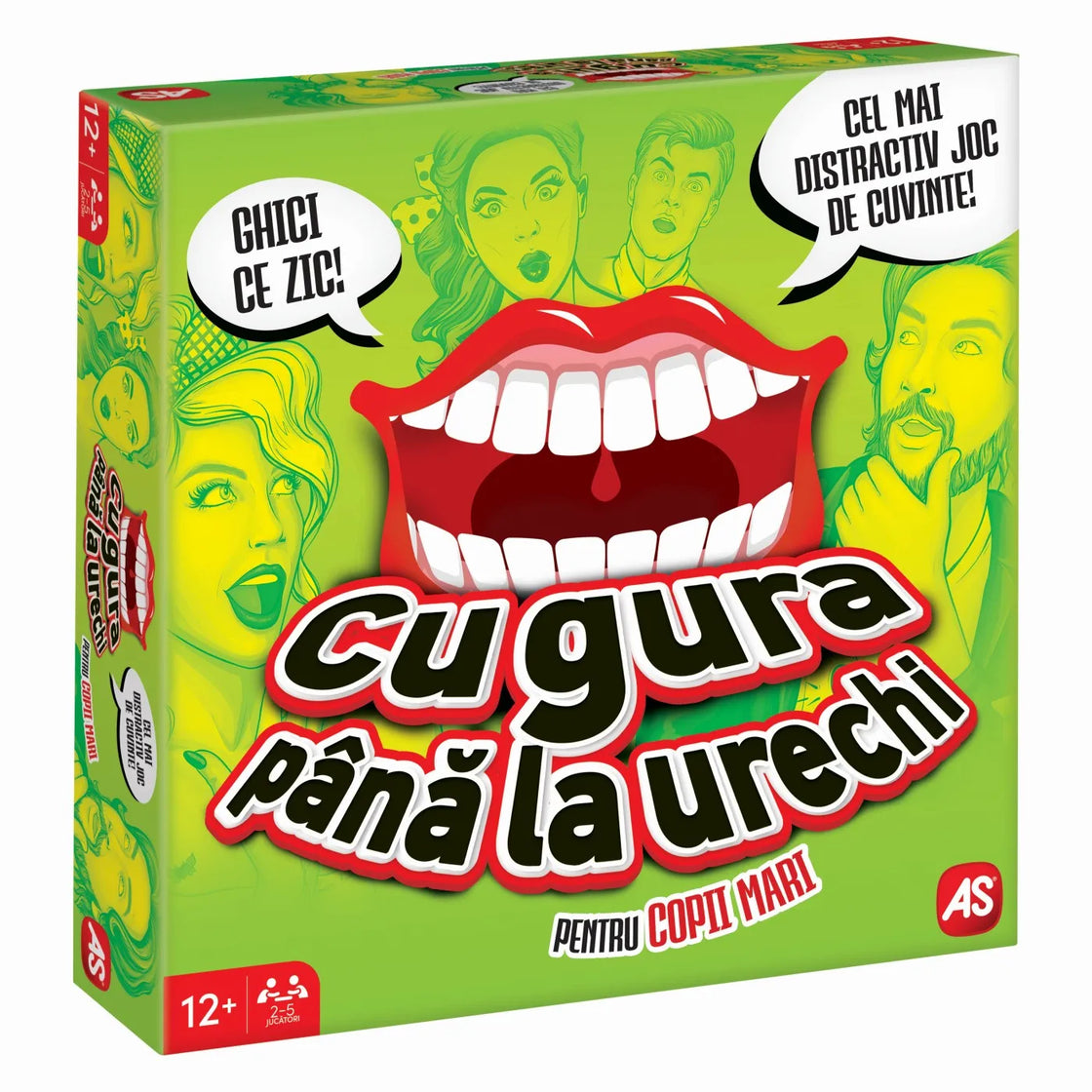 Joc cu gura pana la urechi pentru copii mari