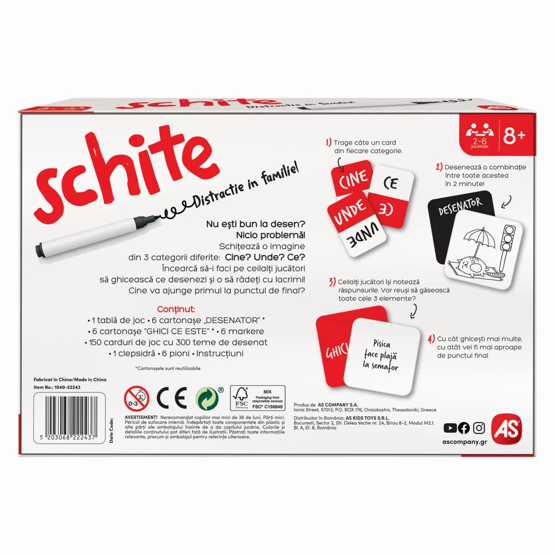 Joc schite distractie in familie