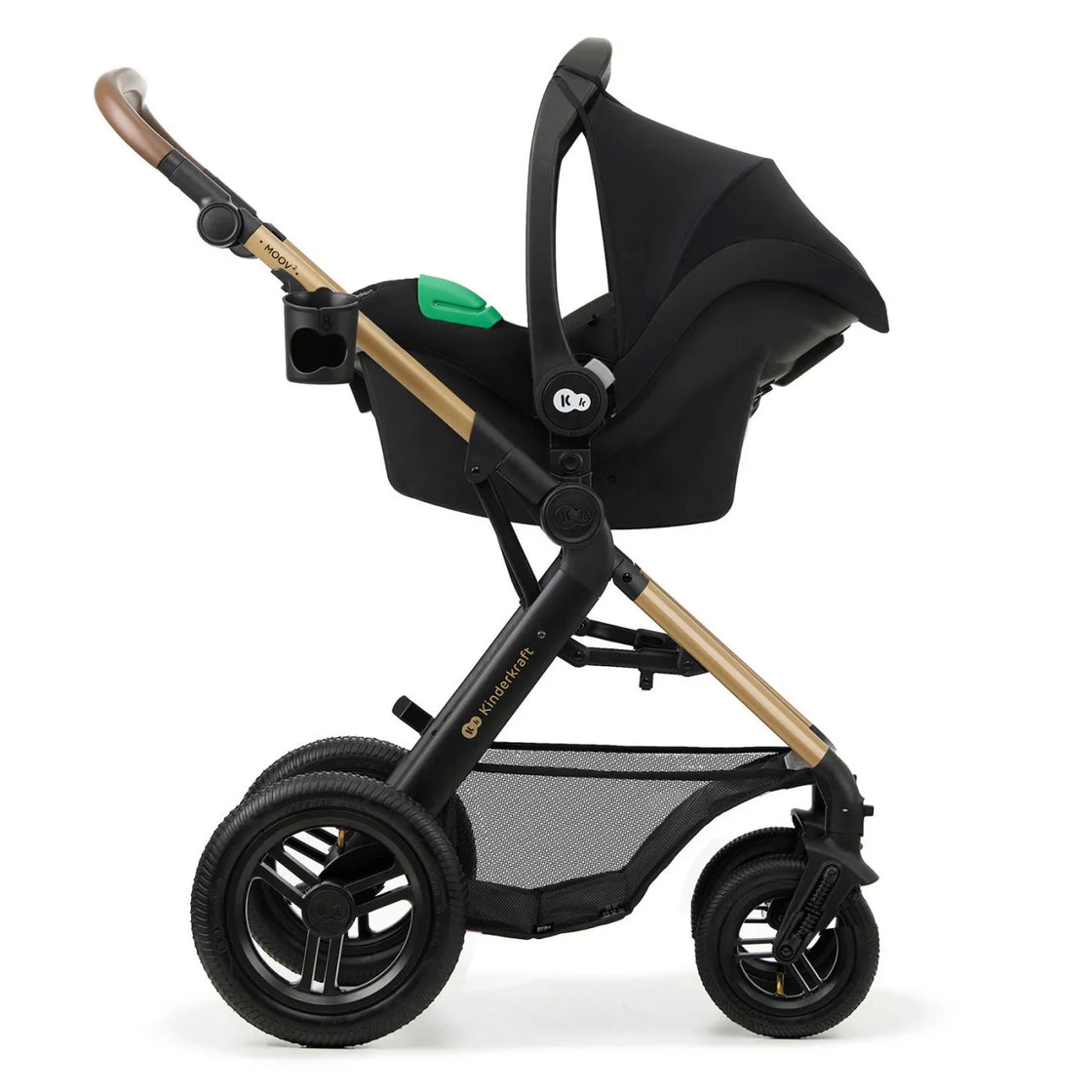 Carucior multifunctional kinderkraft moov 2 air 4in1 pure black