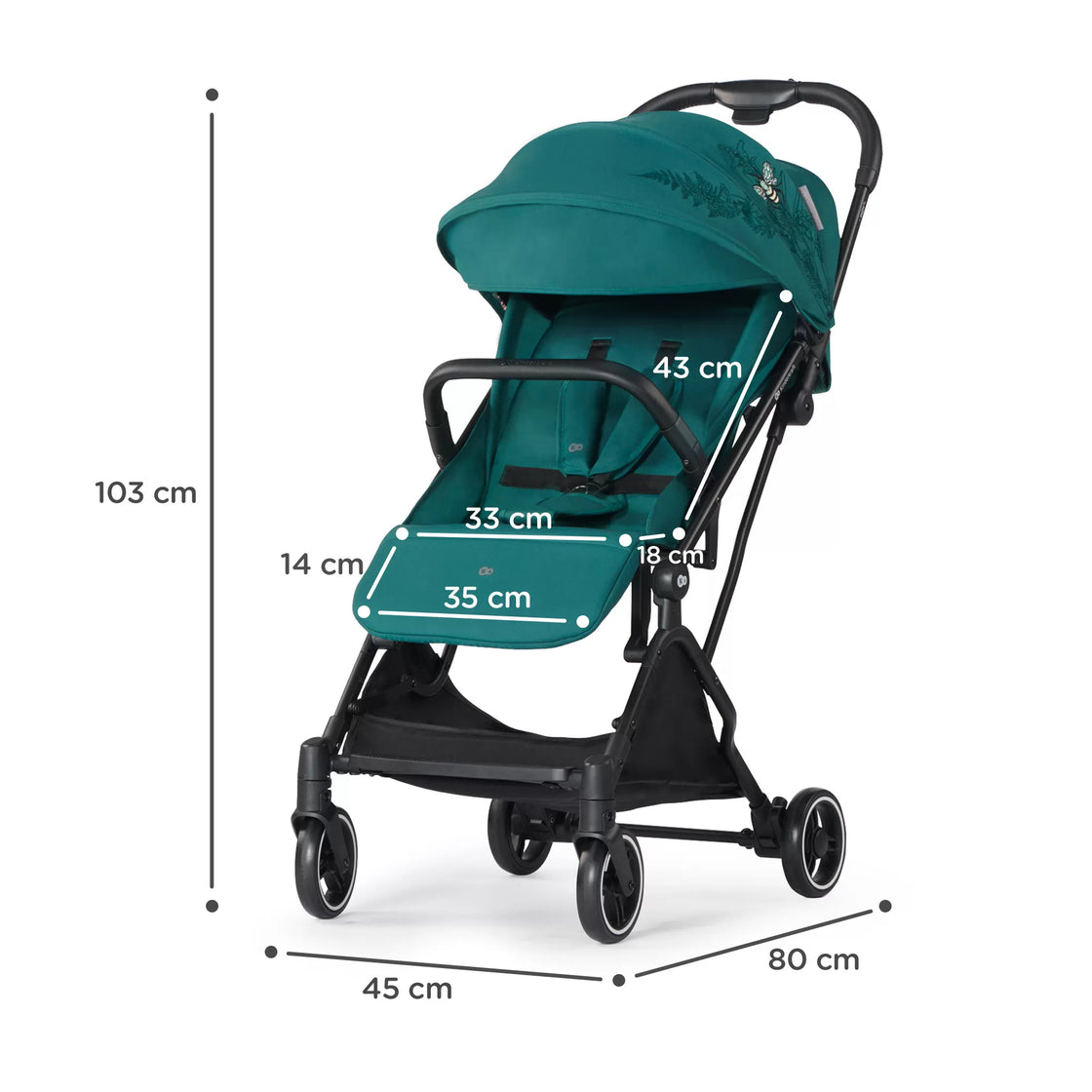Carucior sport kinderkraft indy2, nature vibes