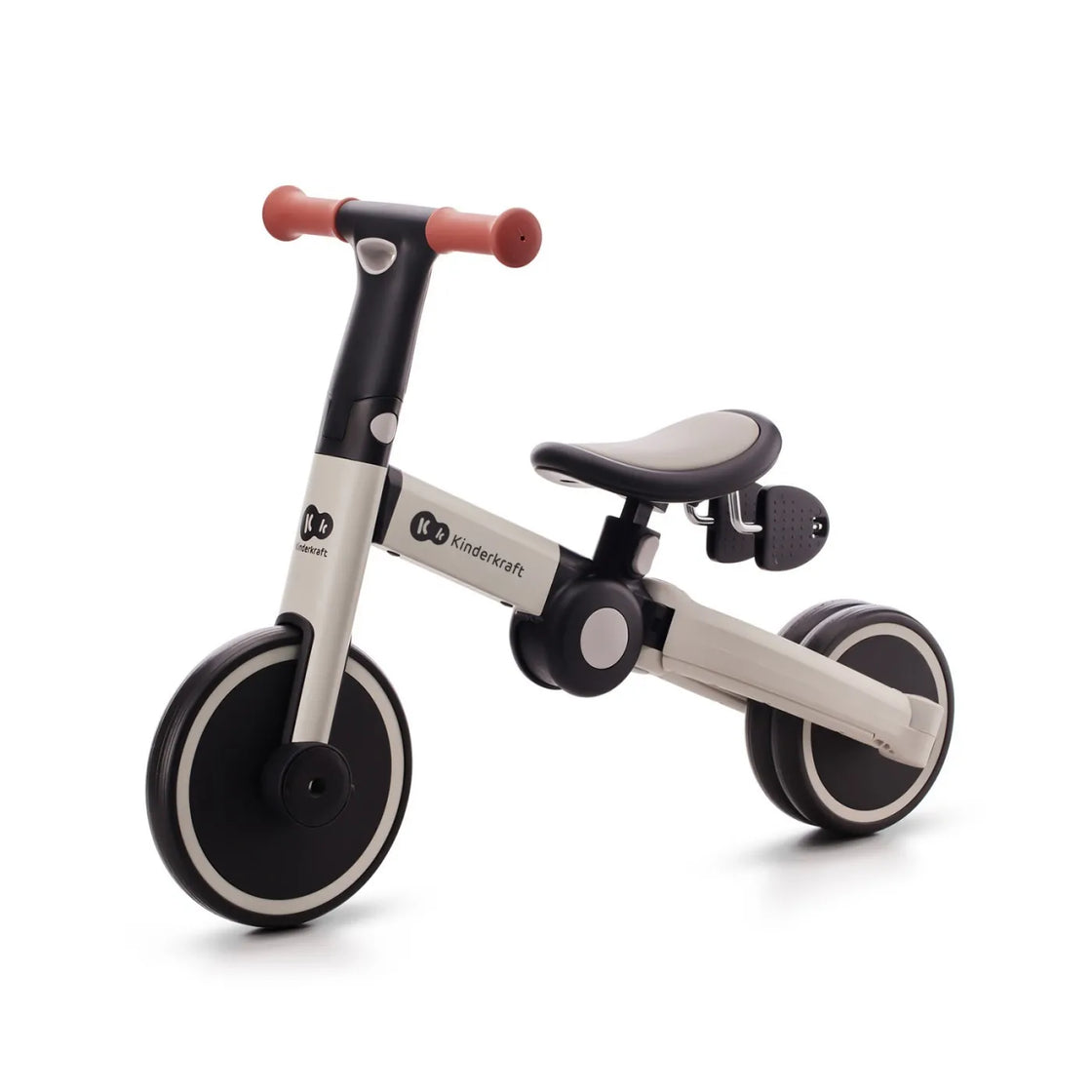 Bicicleta de echilibru / tricicleta kinderkraft 4trike, silver grey