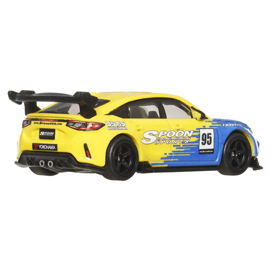 Hot wheels premium set 2 masinute metalice honda civic 99 tip r ek9 si honda civic tip r scara 1:64