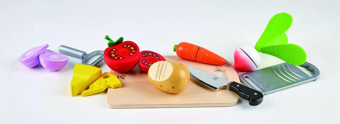 Hape set pentru curatat si taiat legume
