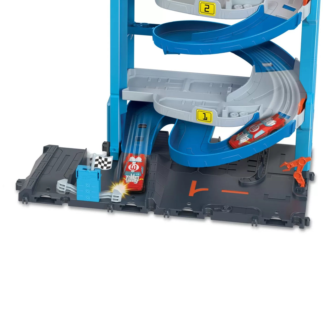 Hot wheels city turnul de curse