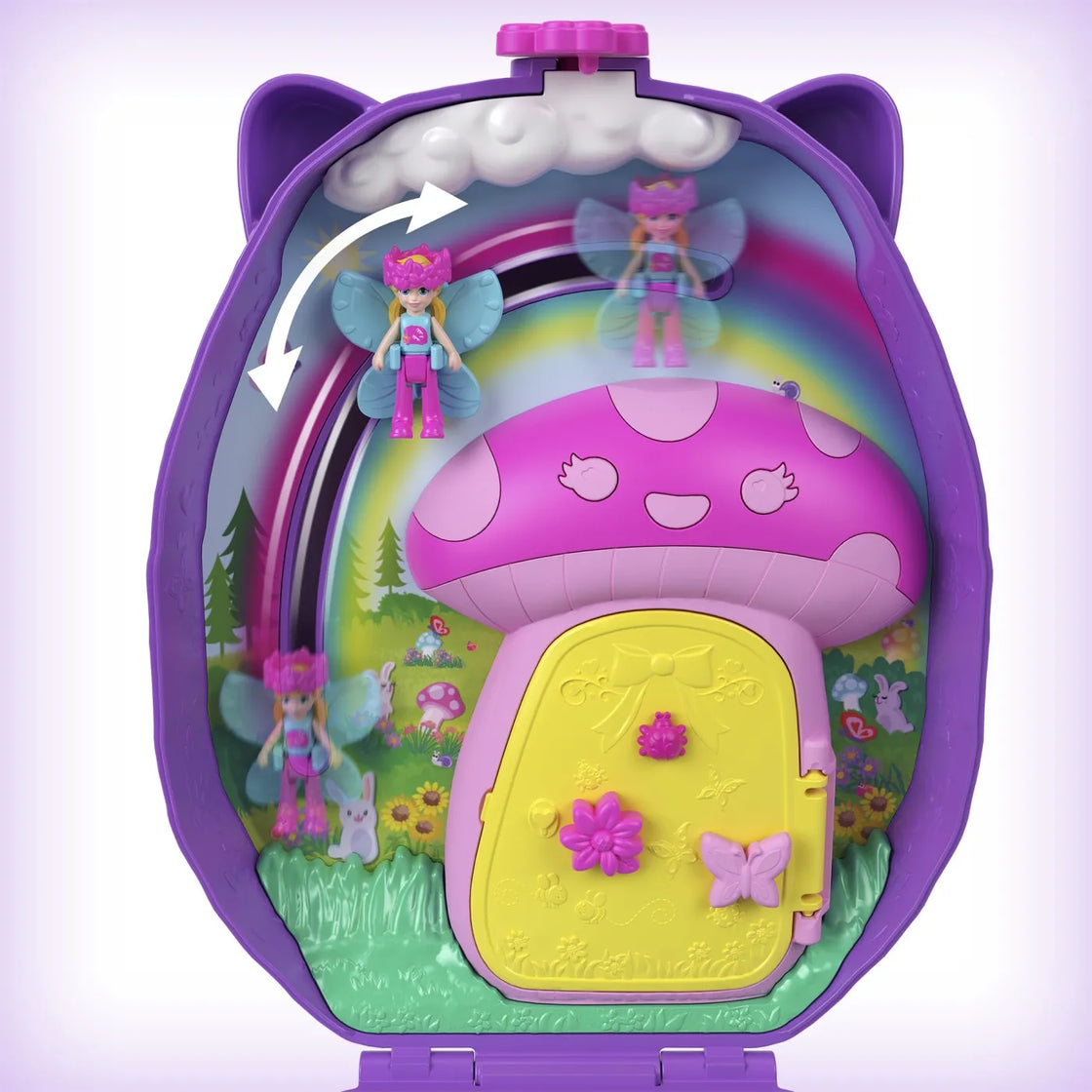 Polly pocket set gentuta ariciul mama si puiul