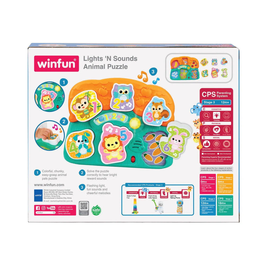 Winfun puzzle cu sunete