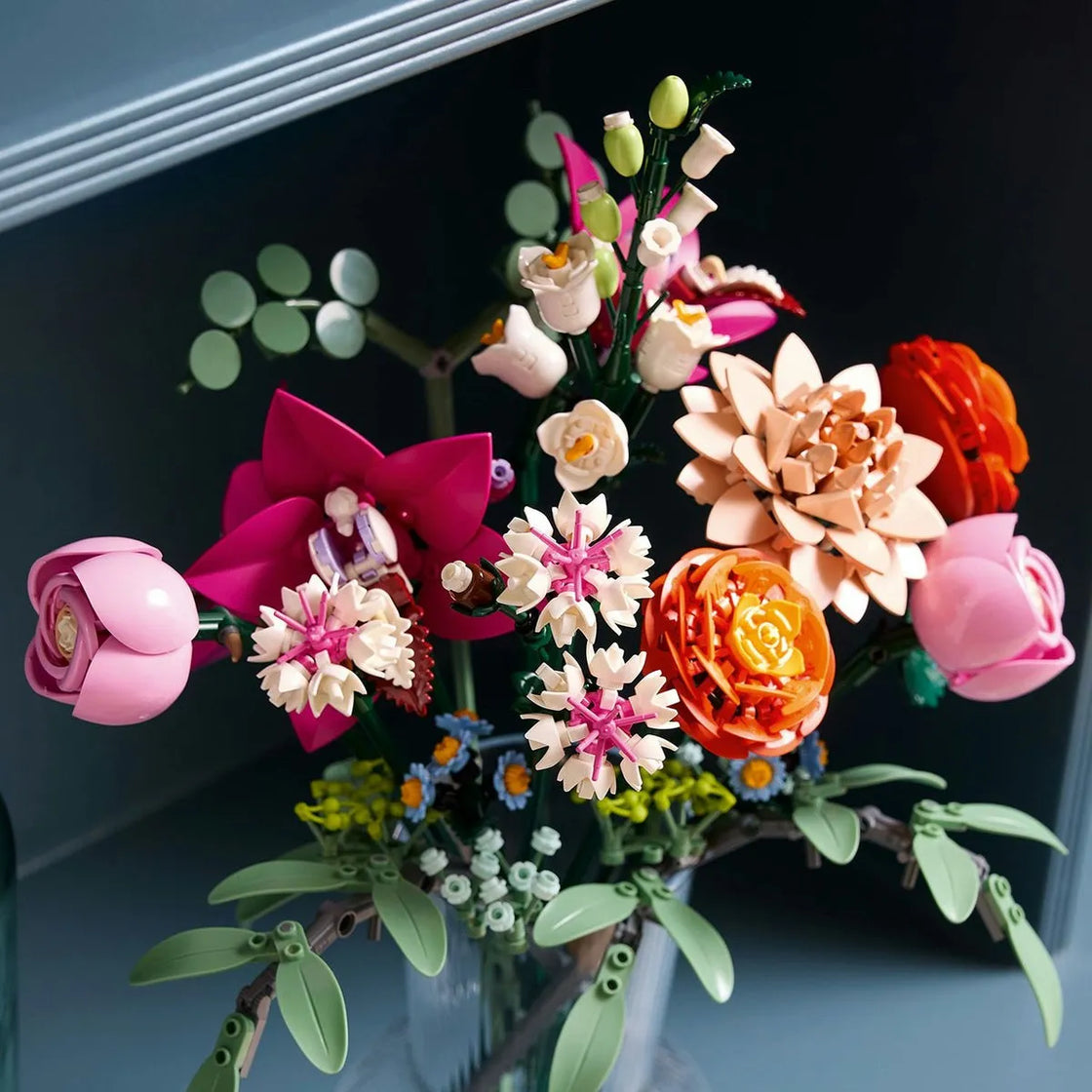 Lego botanicals buchet de flori roz 10342
