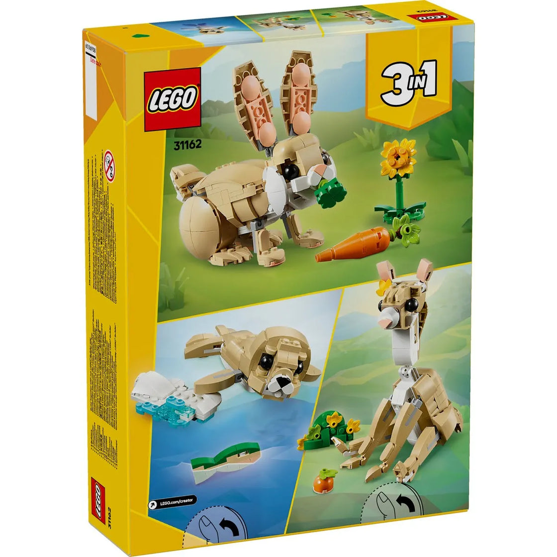 Lego creator iepuras dragalas 31162