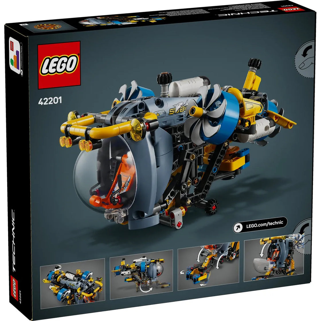 Lego technic submarin de cercetare 42201