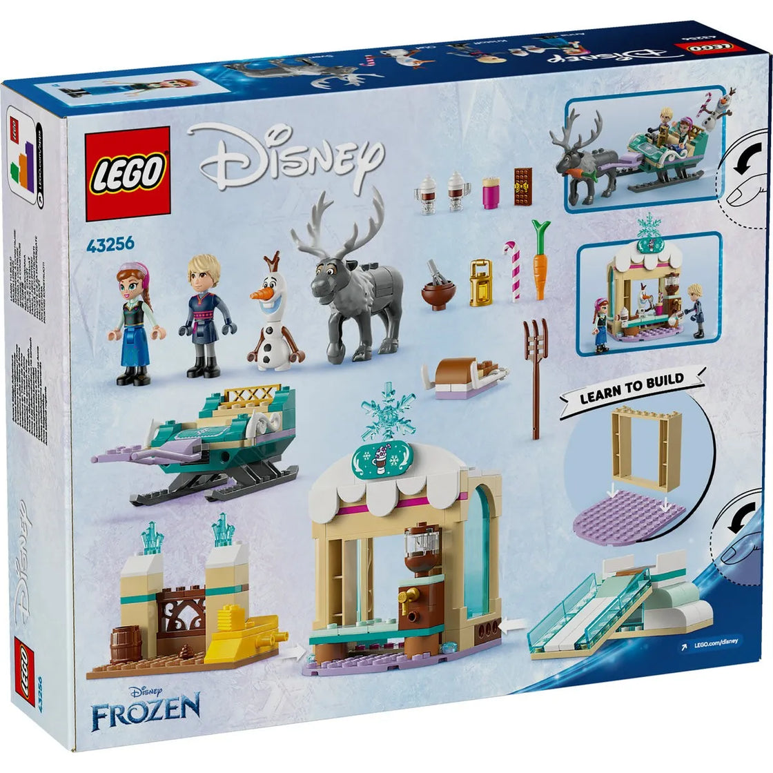 Lego disney aventura pe sanie a annei 43256