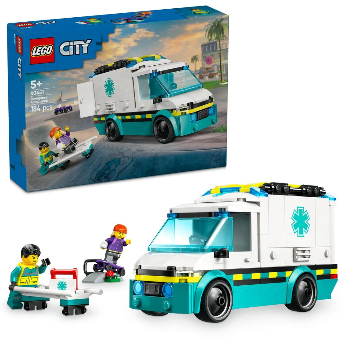 Lego city ambulanta de urgente 60451