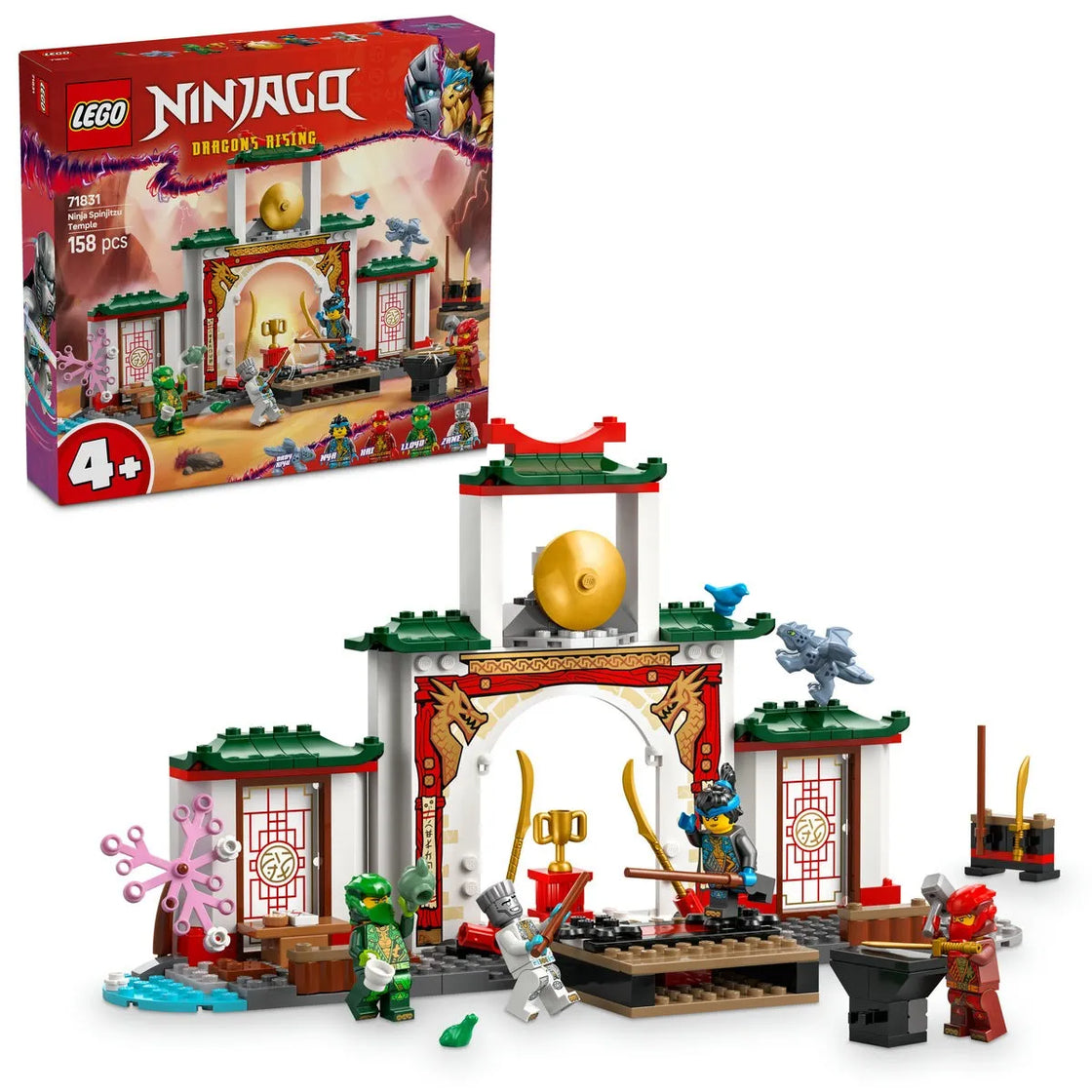 Lego ninjago templul spinjitzu al luptatorilor ninja 71831