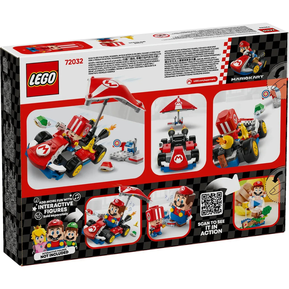 Lego super mario mario kart standard kart 72032