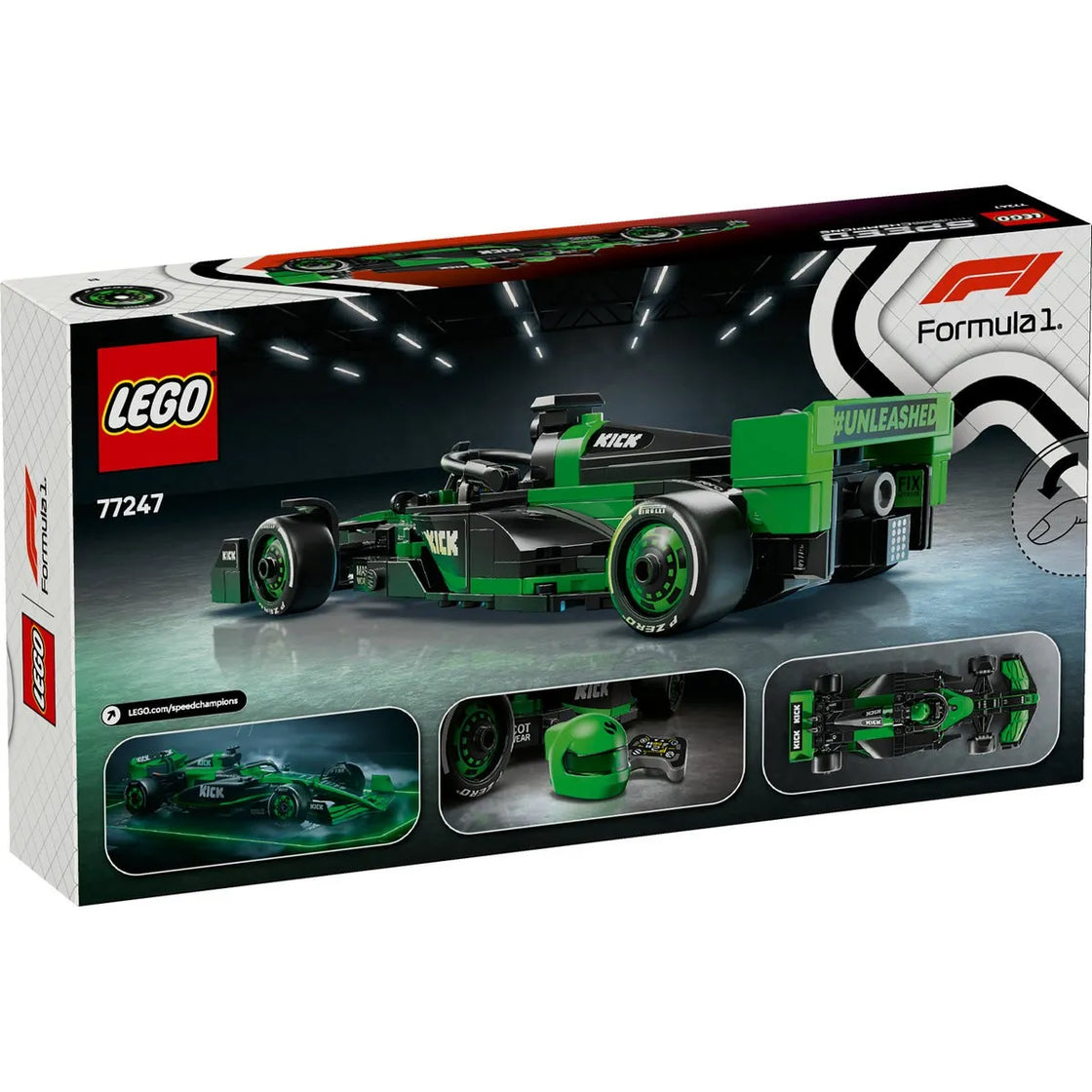Lego speed champions masina de curse f1 kick sauber 77247