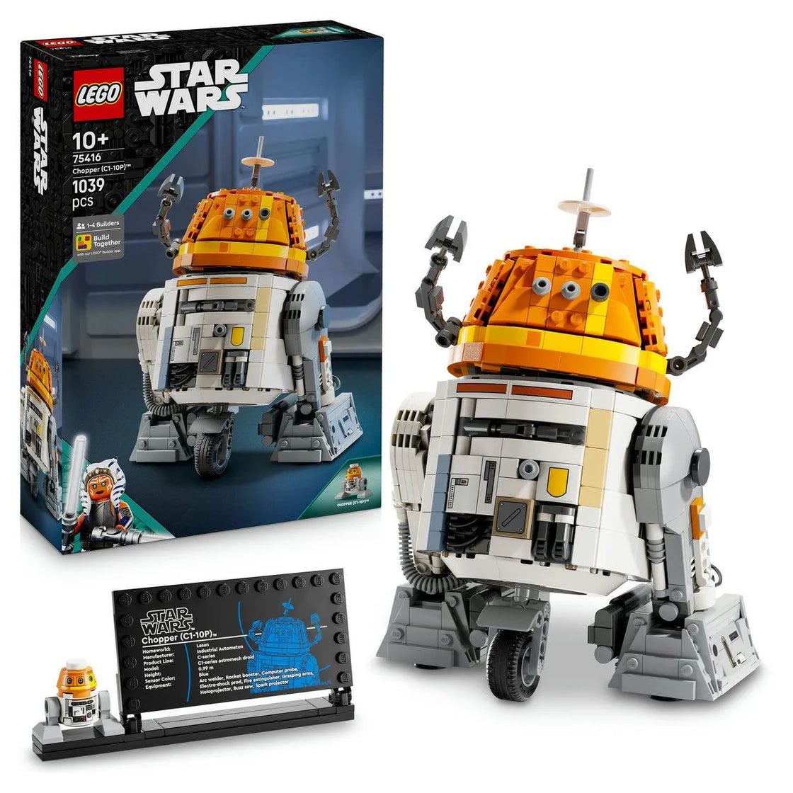 Lego star wars droid astromech chopper c1-10p 75416