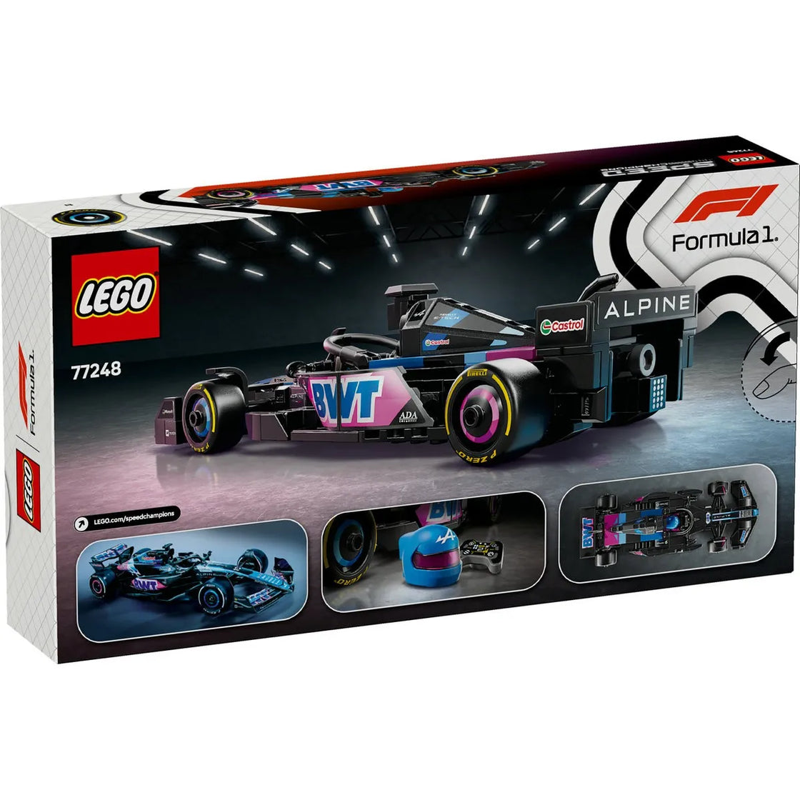 Lego speed champions masina de curse f1 bwt alpine 77248