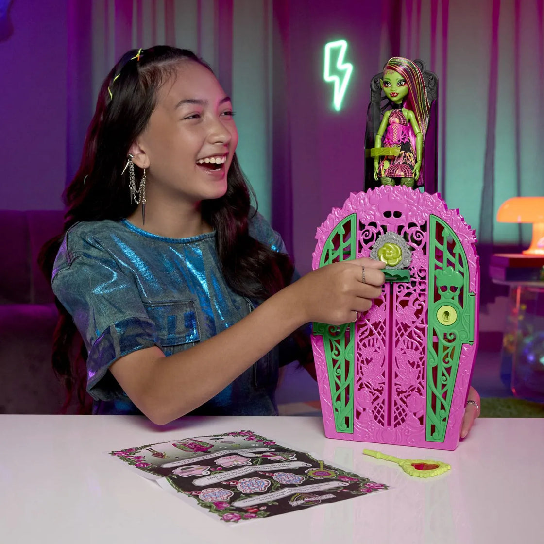 Monster high gradina de la miezul noptii papusa venus mcflytrap