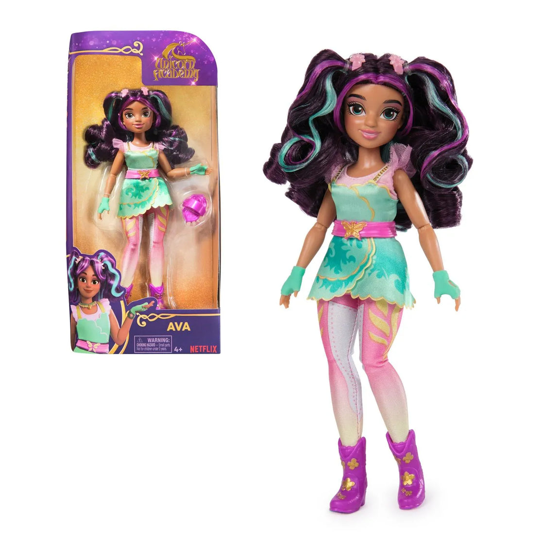 Unicorn academy papusa ava 24cm