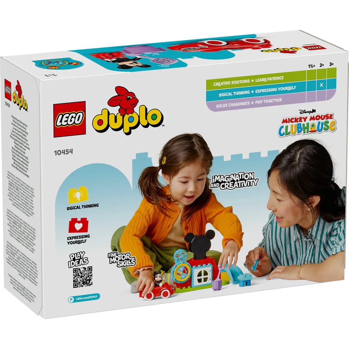 Lego duplo clubul si masina lui mickey mouse 10454