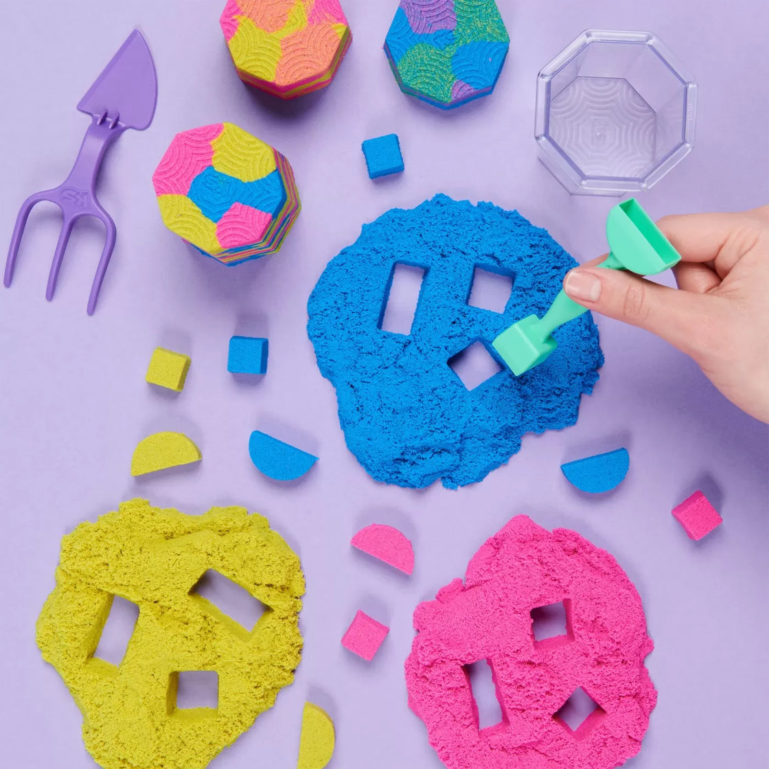 Kinetic sand set de creatie squish