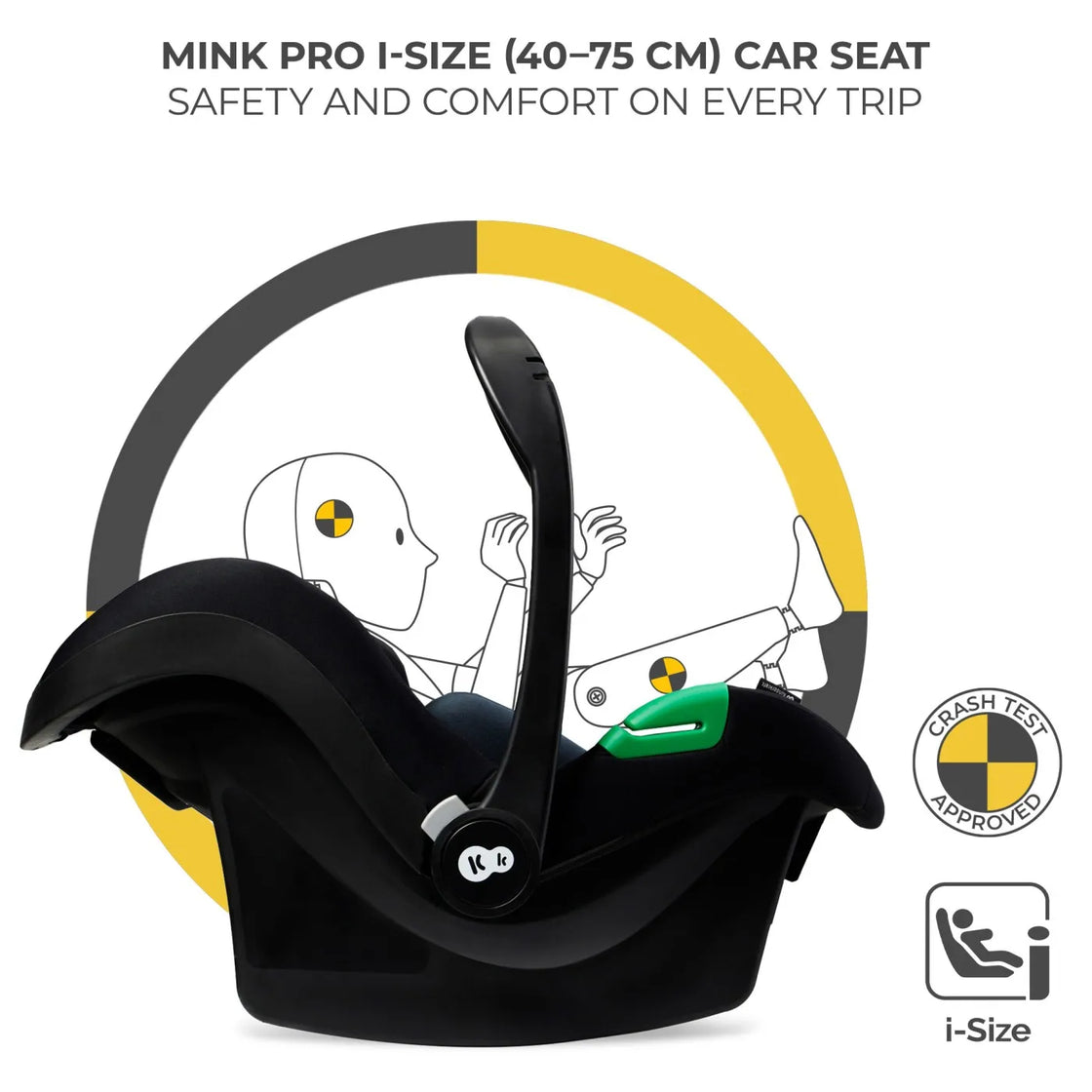 Carucior kinderkraft yoxi 3in1 (mink pro) bej nisip