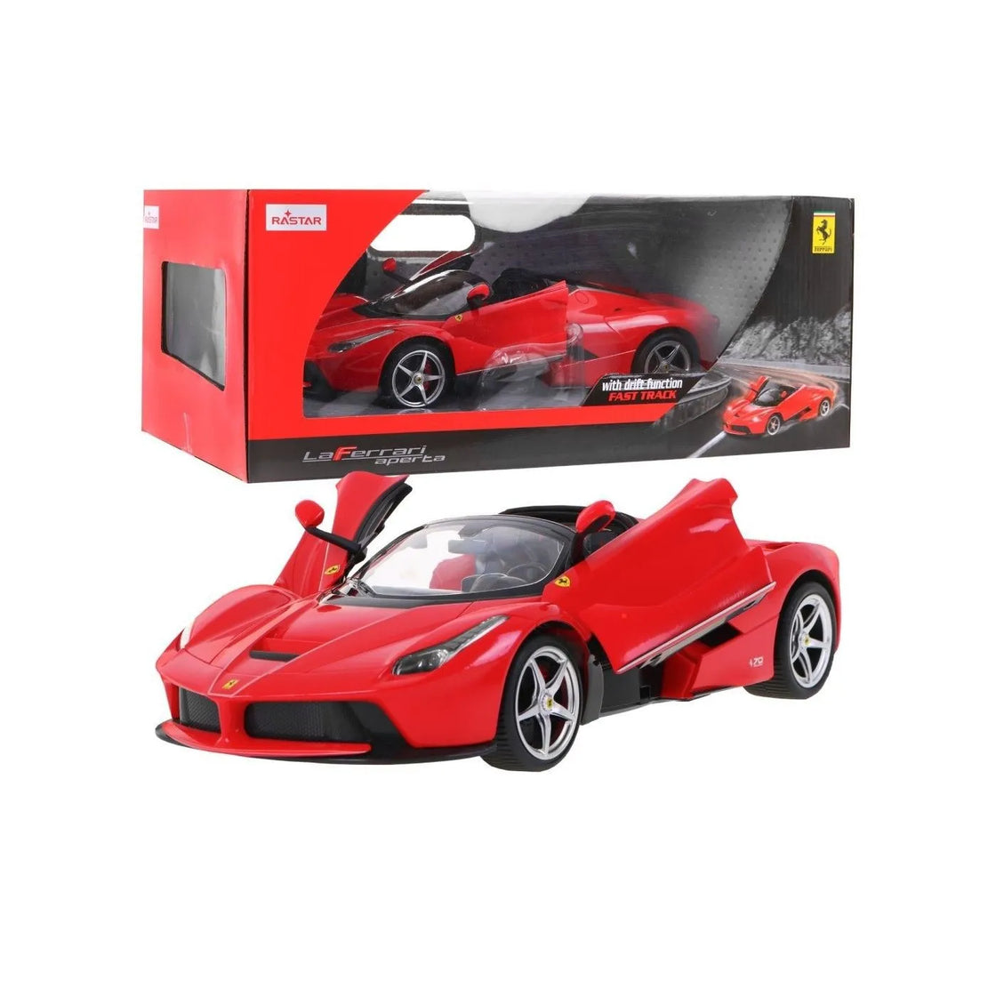 Masina cu telecomanda laferrari aperta rosu scara 1 la 14