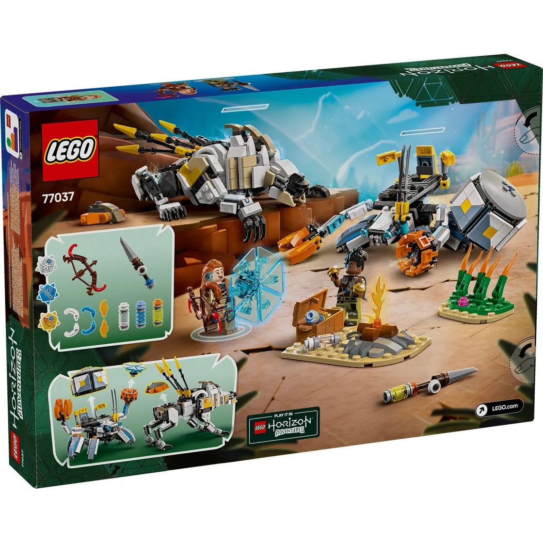 Lego horizon adventures aloy si varl vs shell walker si sawtooth 77037