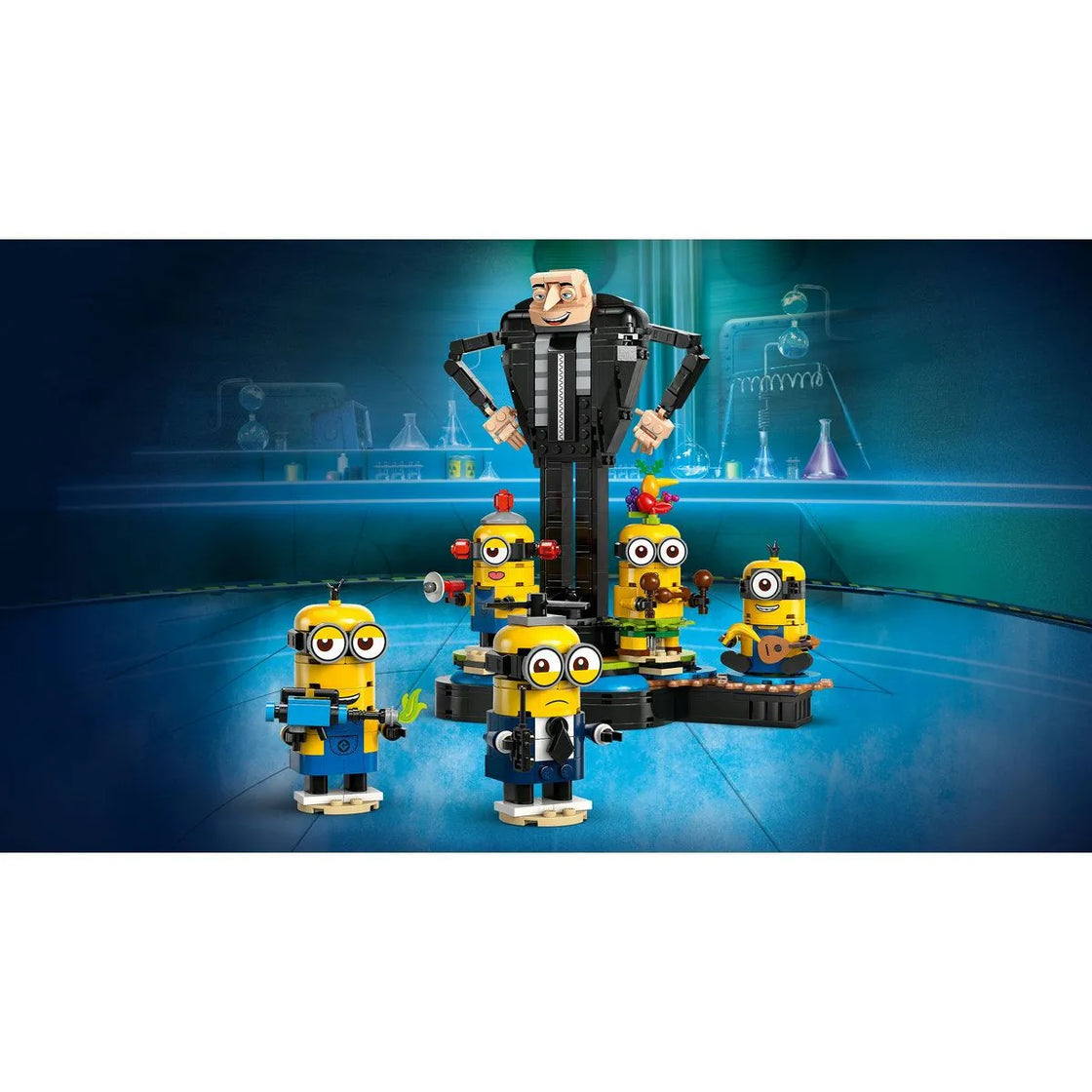 Lego despicable me4 gru si minionii din caramizi 75582