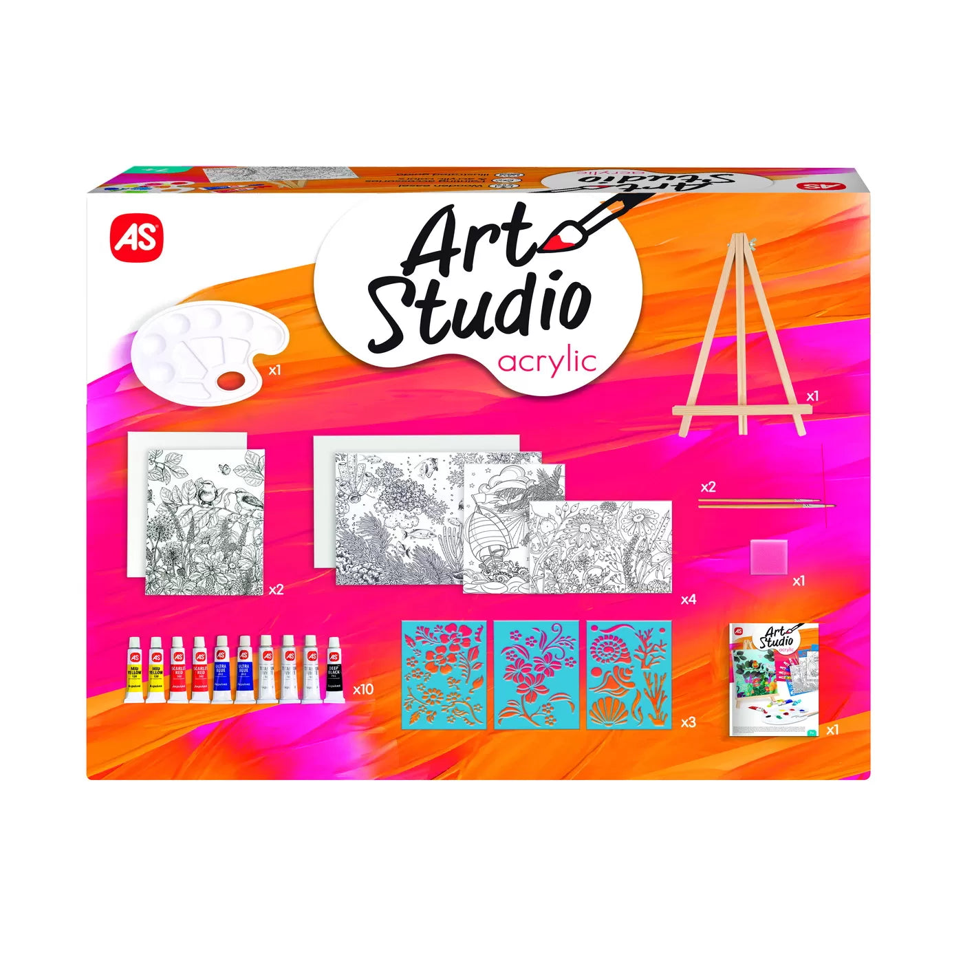 Atelierul de pictura art studio acrylic