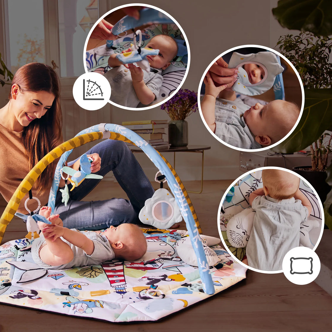 Covoras educational kinderkraft smartplay sea