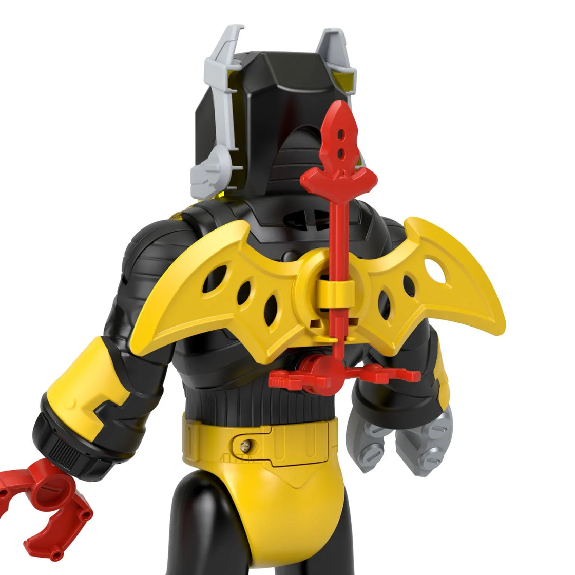 Fisher price imaginext dc super friends set figurina batman si costum exo cu lumini si sunete