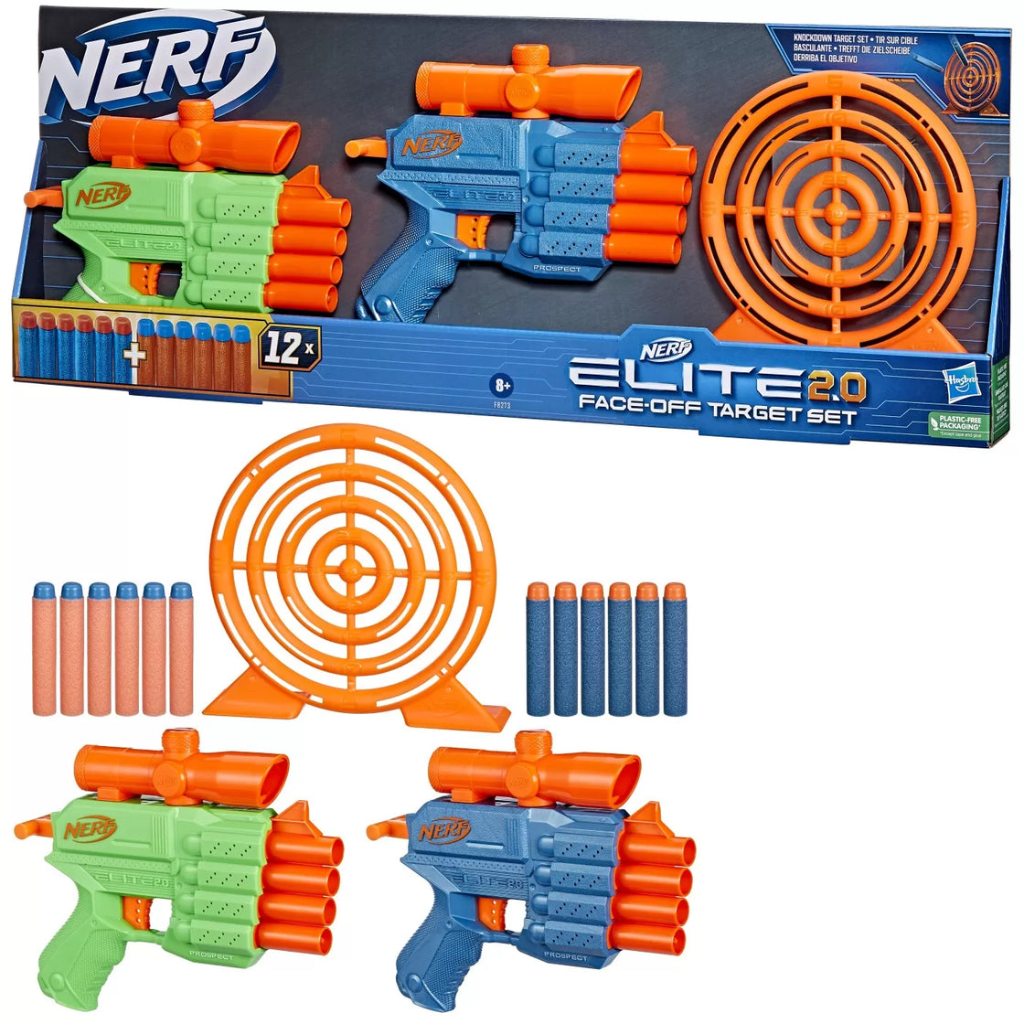 Nerf blaster nerf set elite 2.0 face off target set