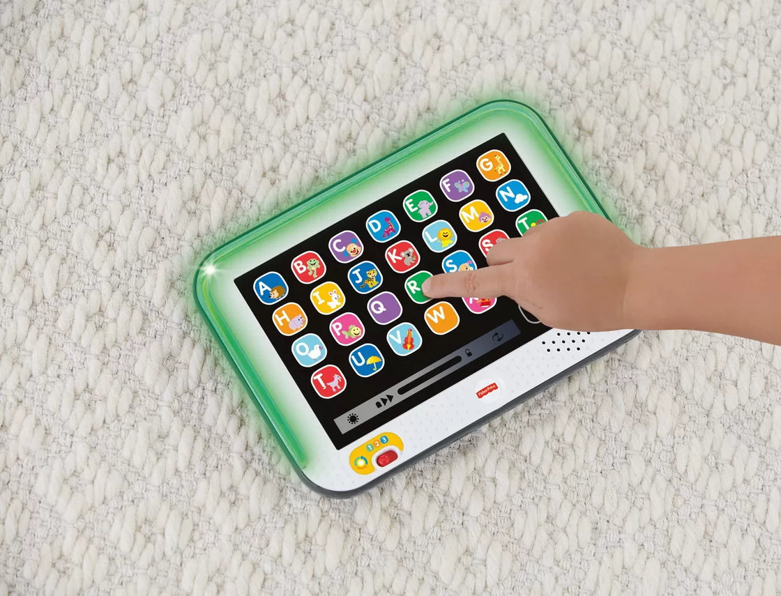 Tableta educativa cu 3 niveluri de dezvoltare limba romana fisher price