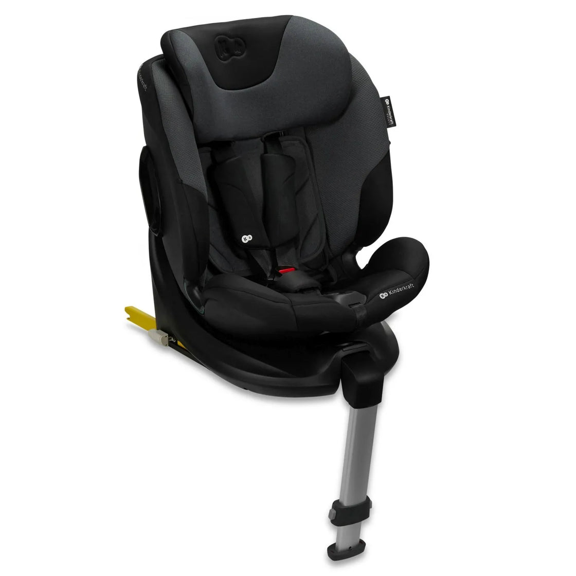 Scaun auto kinderkraft i-fix, i-size 40-150 cm, graphite black