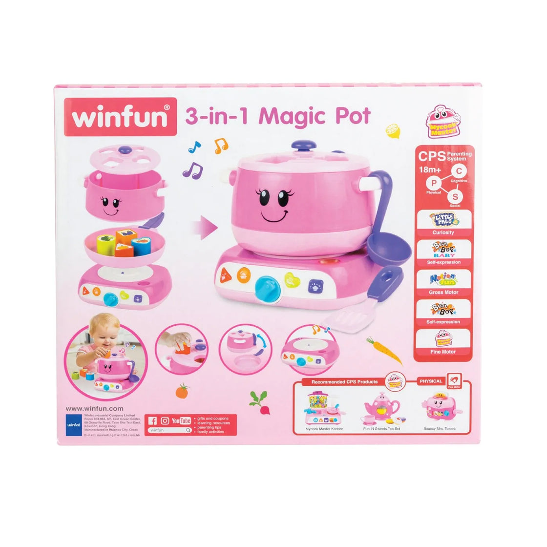 Winfun jucarie 3in1 oala magica