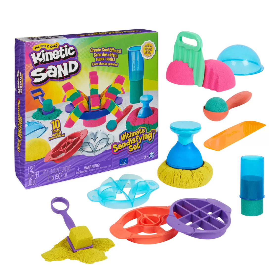 Kinetic sand set ultimate sandisfying