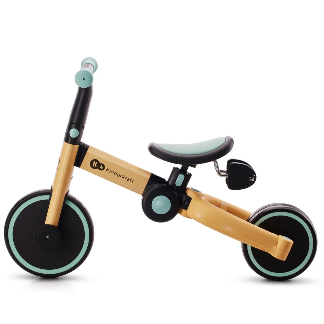 Bicicleta de echilibru / tricicleta kinderkraft 4trike, sunflower blue