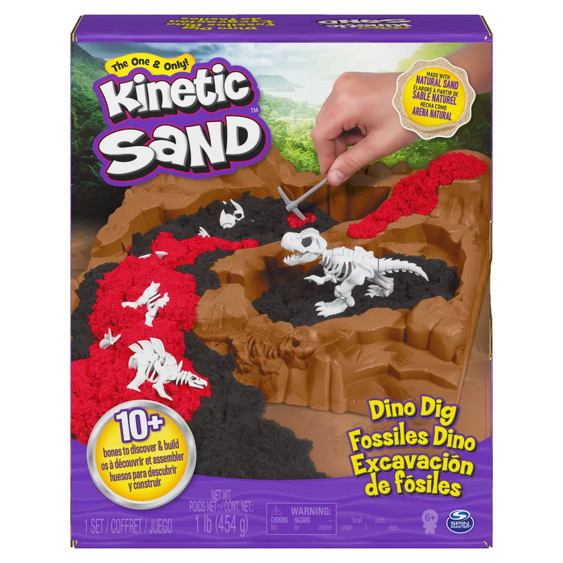 Set kinetic sand dino santierul arheologic