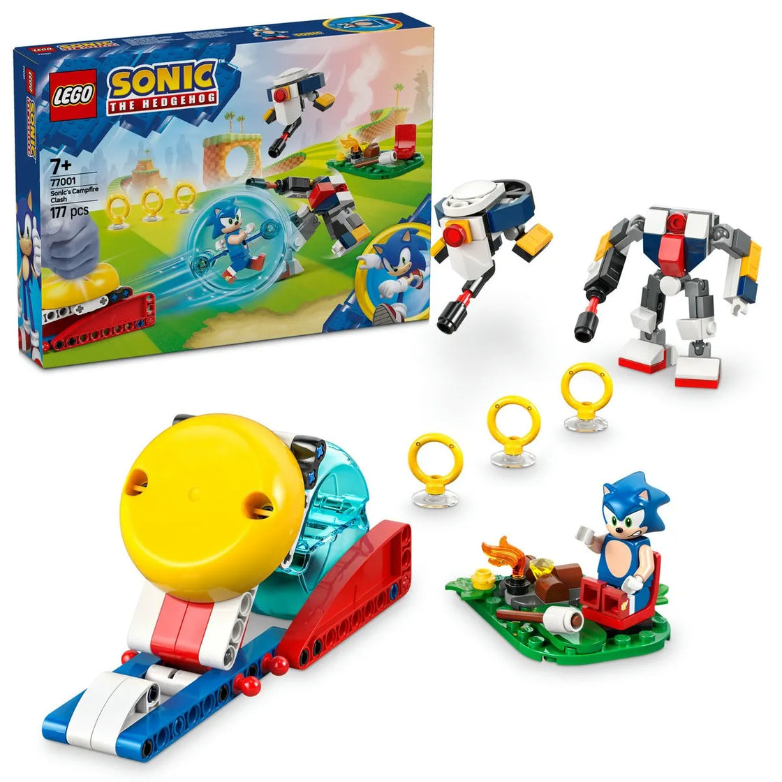 Lego sonic înfruntare la focul de tabara al lui sonic 77001