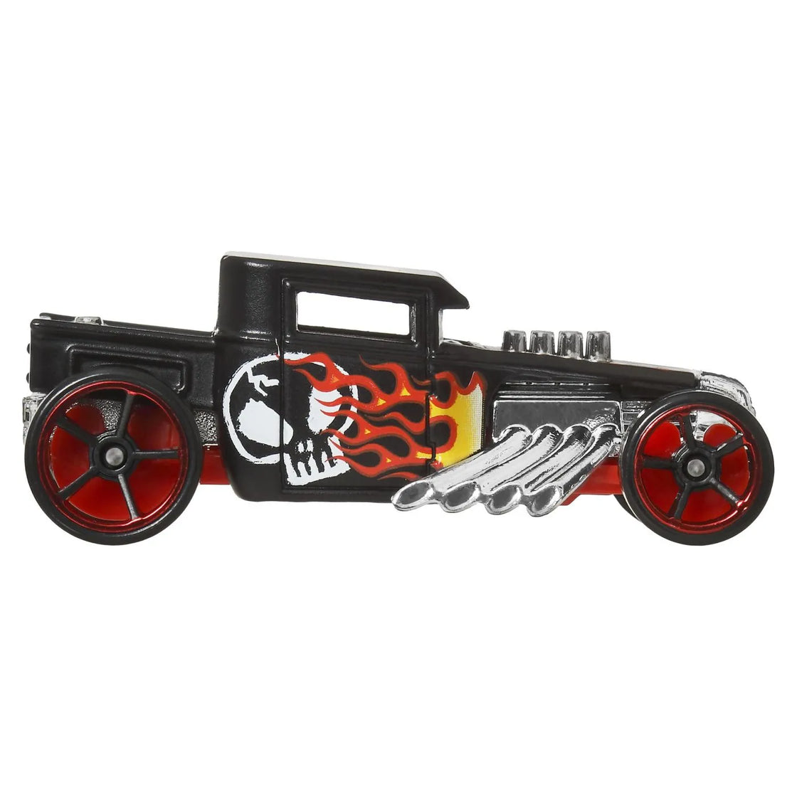 Hot wheels monster truck si masinuta metalica bone shaker