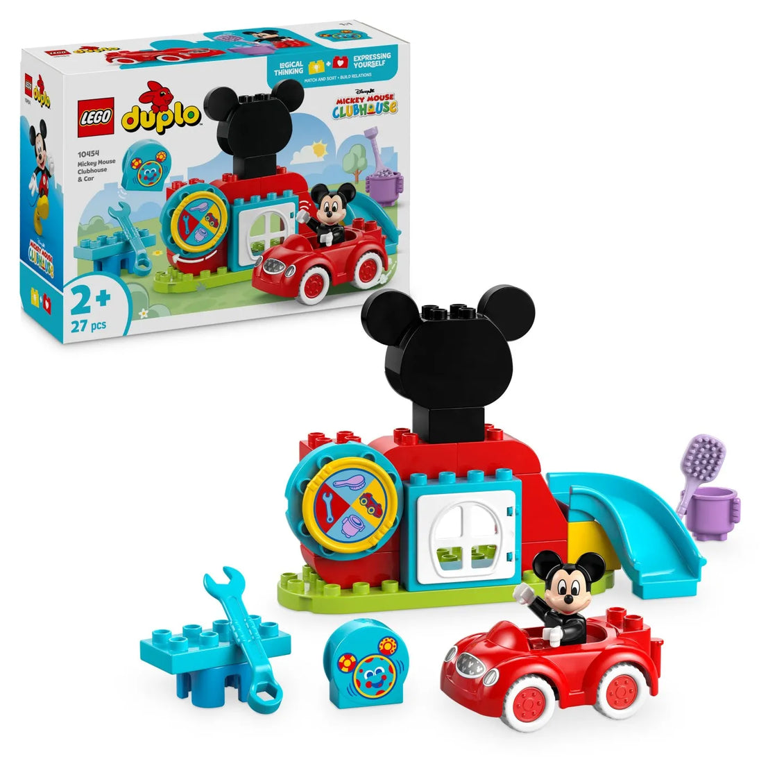 Lego duplo clubul si masina lui mickey mouse 10454