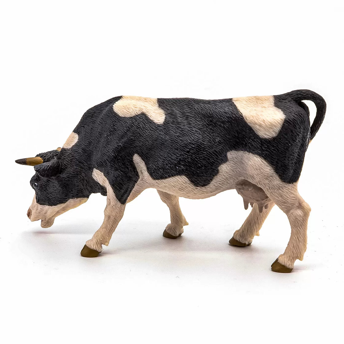 Papo figurina vaca alb cu negru