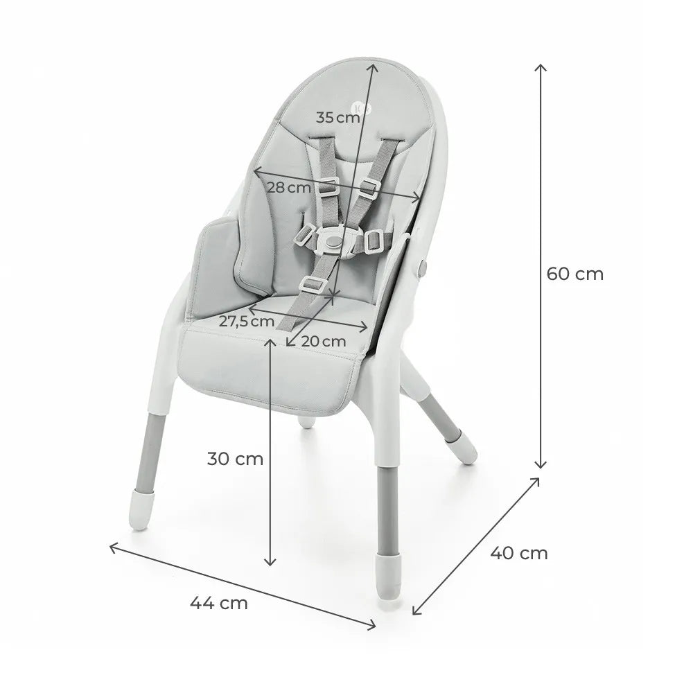 Scaun de masa kinderkraft dinnly, grey