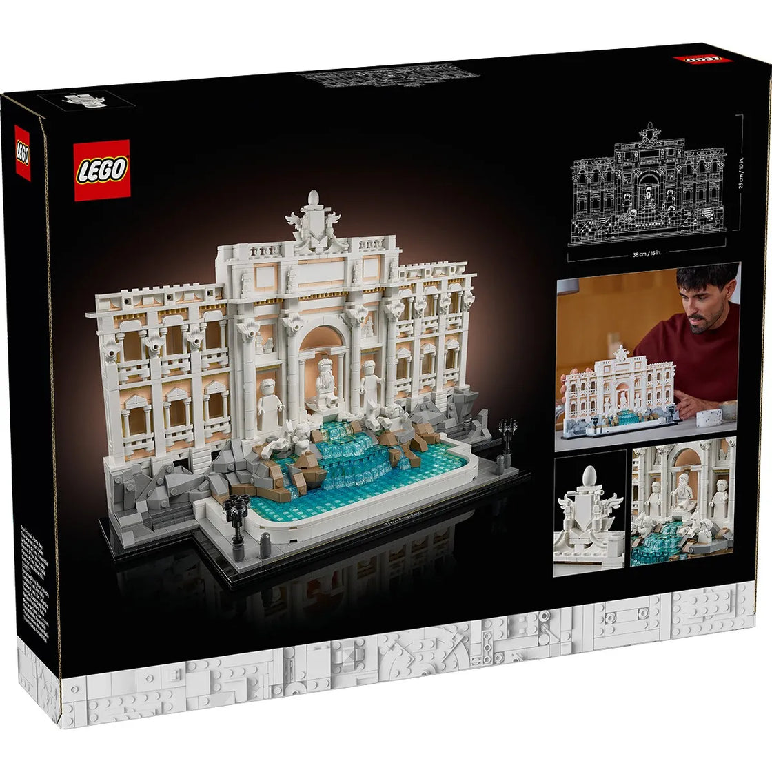 Lego architecture fantana trevi 21062