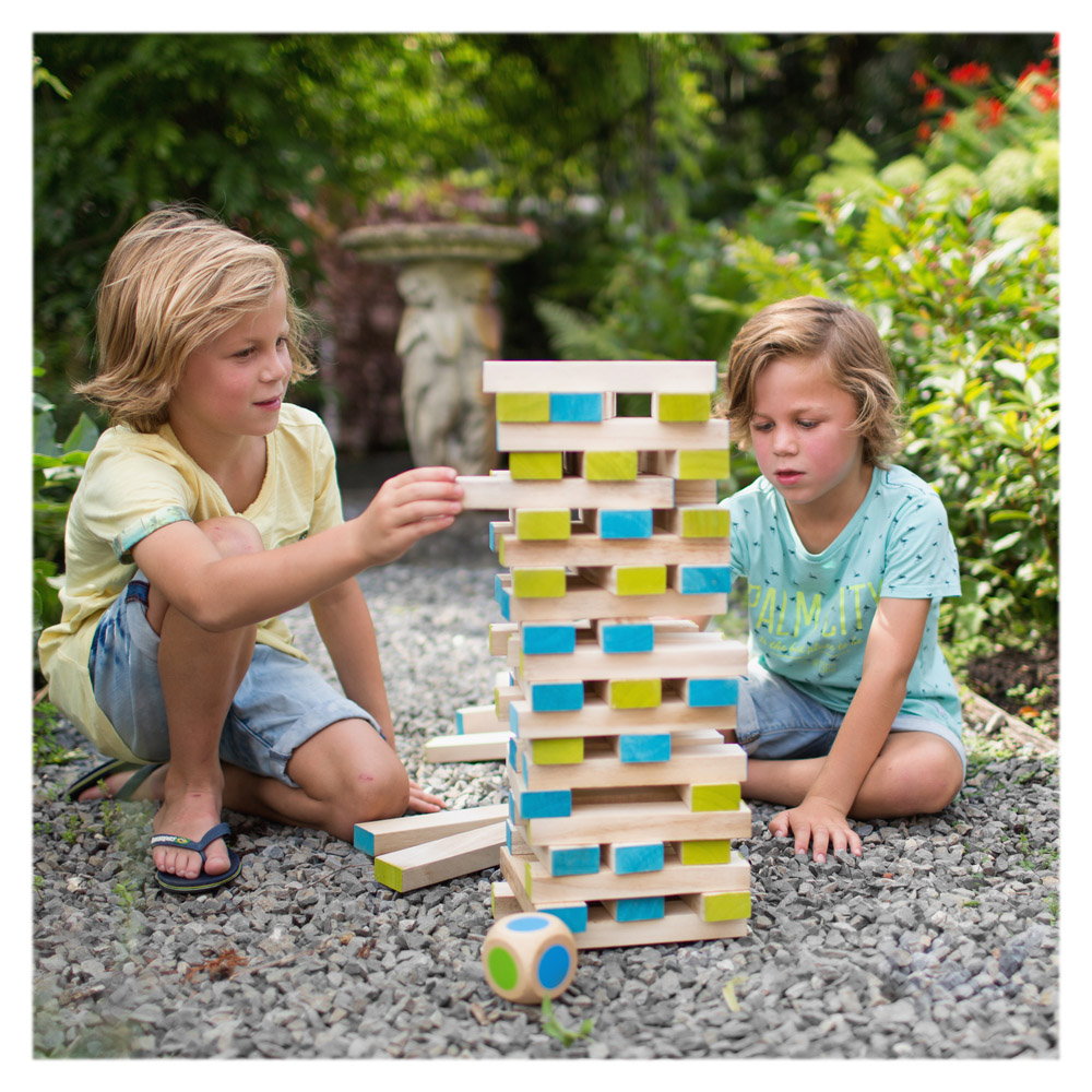 Turn Jenga Gigant cu zaruri