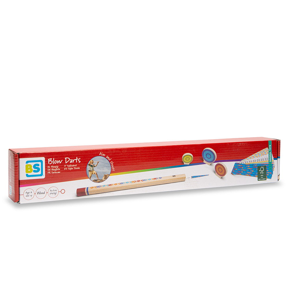 Blow Darts, joc de suflat cu tub si sageti