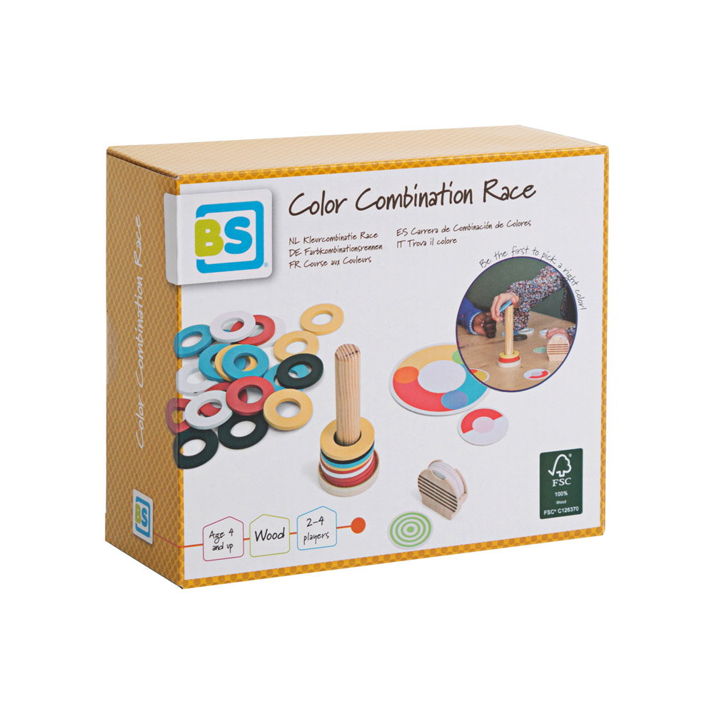 Cursa Culorilor, joc de rapiditate, BS Toys