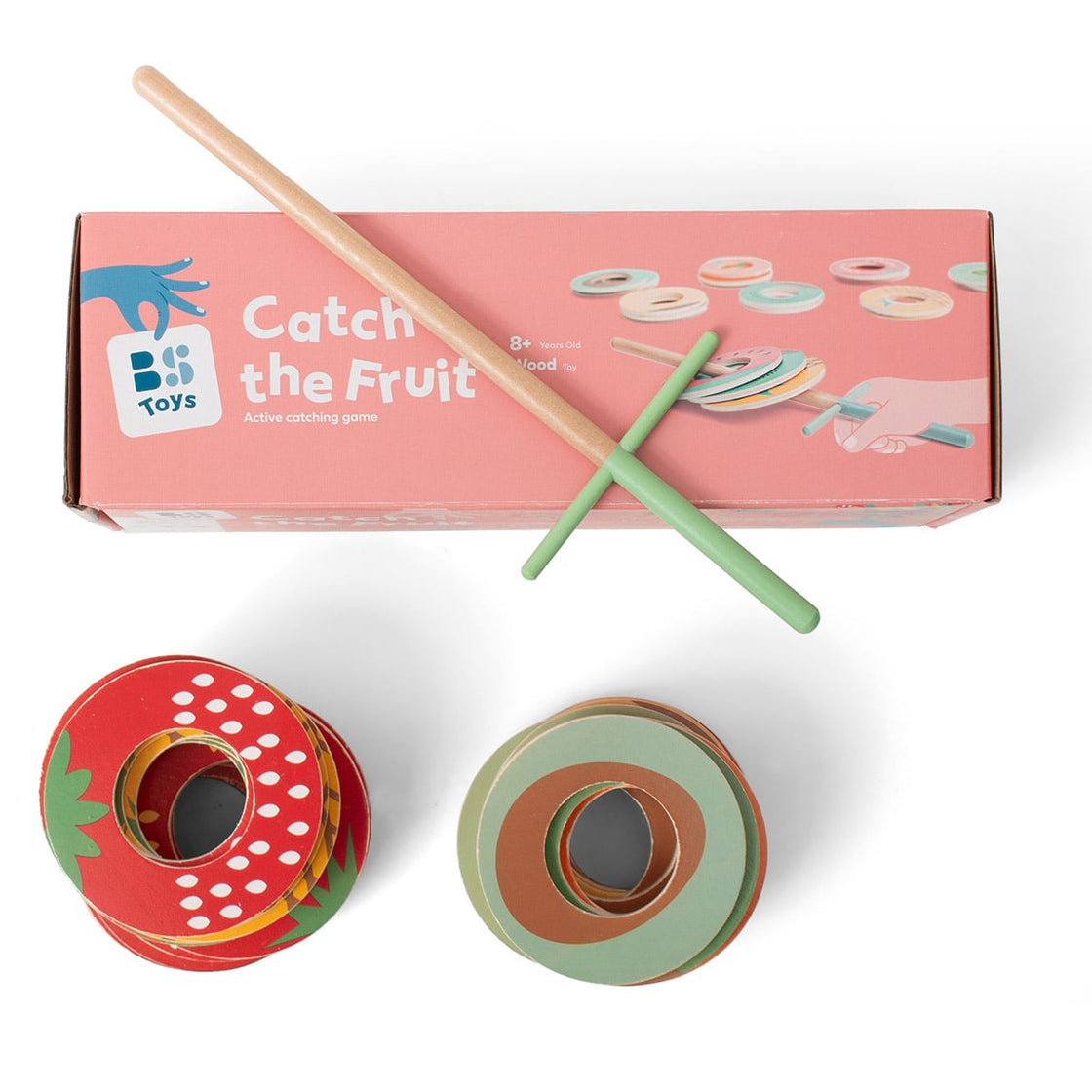 Prinde fructele, joc de coordonare , BS Toys