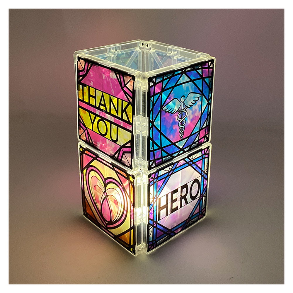 Magna-Tiles Structures, Luminary Heroes, vitralii mici